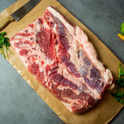 Свинина ребрышки мясные 900 г - купить в Байдаковке